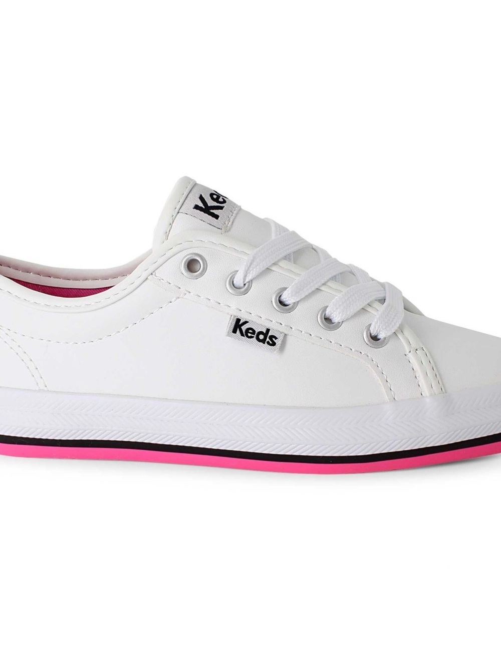 Keds Jump Kick Sneakers with Pink Trim